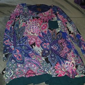 Tops - Colorful Long Sleeve Blouse Tops - Colorful Long Sleeve Blouse